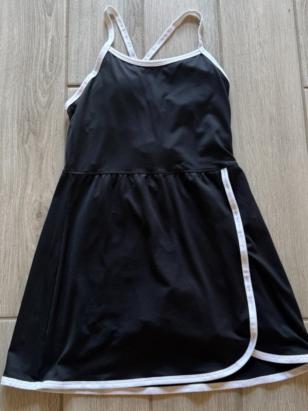 All in Motion Black Athletic Tennis Dress with Shorts Size XL